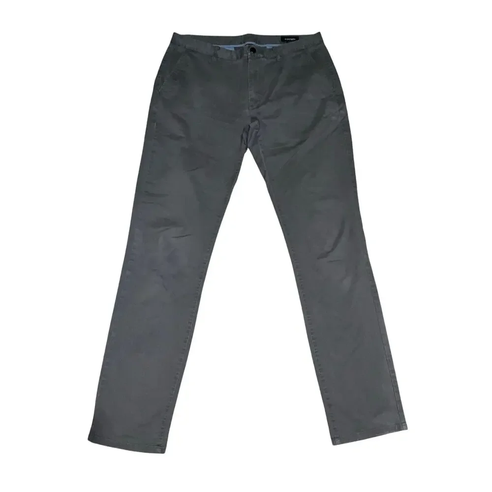 Bonobos Grey Straight Chino Pants Size 36/36